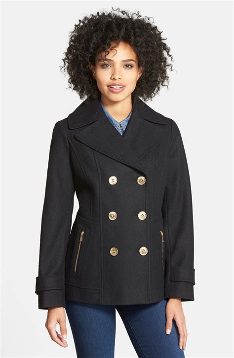 michael michael kors studded wool peacoat|Wool Peacoat: Shop Wool Peacoat .